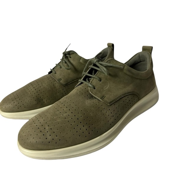 Ecco | Shoes | Ecco Mens Ecco Aquet Tie Oxford Green Leather  display picture 3